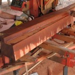 azobe being custom-milled